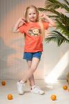Детская футболка 11854 Чебурашка Оранжевый