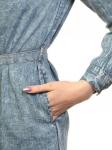 62006 Рубашка джинсовая женская (100 % хлопок)