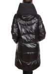 2235 BLACK Пальто женское зимнее AKIDSEFRS (200 гр. холлофайбера)
