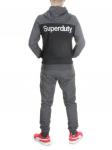 TA5087 DARK GRAY Спортивный костюм мужской TEUYOEOR (75% хлопок 20% полиэстер 5% спандекс)
