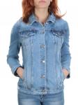 TB105 BLUE Куртка джинсовая женская (95% хлопок, 5% стрейч)