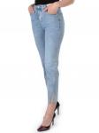 2351 BLUE Джинсы женские AMG JEANS (95% хлопок, 5% эластан)