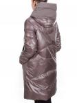 2235 BROWN Пальто женское зимнее AKIDSEFRS (200 гр. холлофайбера)