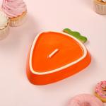 Тарелка "Морковь", керамика, оранжевая, 18 см, Иран