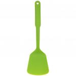 "Гурман колор" Лопатка кулинарная пластмассовая для тефлоновой посуды 31х8,8см, цвет - зеленый (Китай)