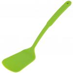 "Гурман колор" Лопатка кулинарная пластмассовая для тефлоновой посуды 31х8,8см, цвет - зеленый (Китай)