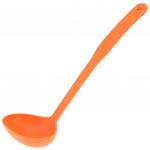 "Гурман колор" Половник пластмассовый для тефлоновой посуды 100мл, 30,5х9,2см, цвет - оранжевый (Китай)