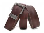Кожаный коньяк мужской джинсовый ремень B40-2071