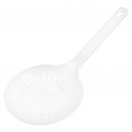 "Фиеста" Шумовка пластмассовая для тефлоновой посуды 36х15,7см, цвет - белый (Китай)