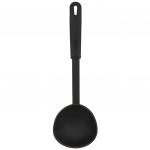 "Идея" Половник пластмассовый для тефлоновой посуды 130мл, 30,5х9,2см, цвет - черный (Китай)