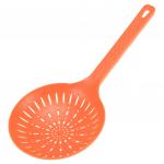 "Фиеста" Шумовка пластмассовая для тефлоновой посуды 36х15,7см, цвет - оранжевый (Китай)