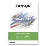 Альбом для графики CANSON Graduate Drawing, А4, 30 листов, на склейке, 160 г/м2