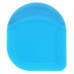 Кондитерский шпатель для распределения крема 6,7х7,7х1,5 см, пластик/силикон, цвета в ассортименте: белый, салатовый, синий, в блистере (Китай)