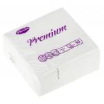 Акция5% Салфетки бумажные 24х24 см "Plushe Premium", 2-х слойные, 50 штук в упаковке, рамочное, пастель, Ассорти (Россия)
