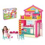 Дом для куклы Lola"s house 2 floors, с куклой и аксессуарами"