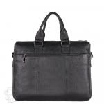 Портфель мужской кожаный 0065 black Zinixs