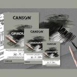 Альбом CANSON Graduate Mix Media, A4, 30 листов, на склейке, серый, 200 г/м2