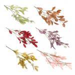 LADECOR Ветка декоративная с листьями, пластик, 92,5 см, 6  цветов