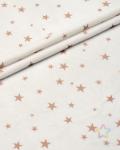Вельбоа DTY PRINT 220GSM 180СМ STAR ekru (звезды бежевые)