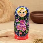 Матрешка "Фиалка", синий сарафан, 5 кукольная