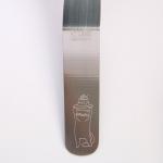 Лопатка кондитерская с деревянной ручкой «Котик», 26.5 см х 3 см