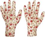 Перчатки садовые с покрытием розовые 7 размер