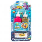 Aqua Slime малый набор: набор для изготовления фигурок из цветного геля золото-розовый