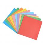 Бумага цветная для оригами и аппликаций 14 х 14 см, 100 листов, 10 цветов, Calligrata