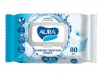 Влажная туалетная бумага с крышкой 80 шт. AURA ULTRA COMFORT  КК/12