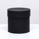 Шляпная коробка черная, 13 х 13 см