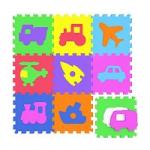 Развивающая игра коврик Транспорт, 9 элементов