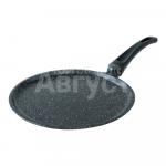 Сковорода Гардарика 0822-04 Блинная Орион, диаметр 22 см, антипригарное мраморное покрытие, цвет черный
