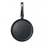 Сковорода Гардарика 0824-04 Блинная Орион, диаметр 24 см, антипригарное мраморное покрытие, цвет черный