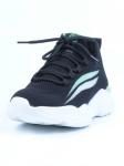 05-JL97458B BLACK Кроссовки женские (текстиль) размер 38
