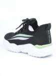 05-JL97458B BLACK Кроссовки женские (текстиль) размер 38