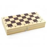 Игра настольная «Шахматы и шашки», деревянная коробка, поле: 29 * 29 см