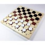 Игра настольная «Шахматы и шашки», деревянная коробка, поле: 29 * 29 см