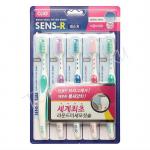 CLIO NEW SENSE-R Набор зубных щеток с антибактериальной щетиной, 5шт