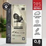 Корм для щенков средних и крупных пород с индейкой со свежим мясом DOCTRINE FRESH MEAT, 800 г