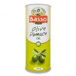 Масло оливковое рафинированное из выжимок с добавлением масла оливкового нерафинированного Basso Pomace Olive Oil 1 л (ж/б)