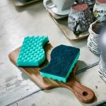SUNG BO CLEAMY DOUBLE MULTI Набор скрубберов-мочалок для мытья посуды набор (12х8х3), 2шт