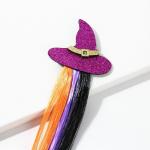 Цветная прядь для волос на заколке «Милая ведьмочка», длина 40 см