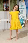 Платье для девочки 9184 Желтый