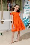 Платье для девочки 9184 Оранжевый