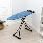 Доска гладильная NIKA SPORT, рабочая поверхность 122*42 см, с колёсиками, регулируемая высота до 90 см