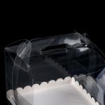 PVC Коробка для торта 20*20*15 набор 5 шт.