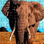 Пазл серия фантазия «Слон», 54 детали, размер — 28 * 18,5 см