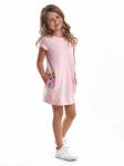 Платье "Сова" (98-122 см) UD 4496-1(2) розовый