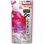 KAO Flair SPORTS Арома Кондиционер для белья аромат Розовый всплеск сменная упаковка 400 мл