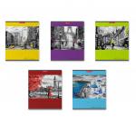 Тетрадь общая ученическая ErichKrause® Colored City, 48 листов, клетка_MIX-PACK